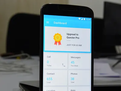 Quester Dashboard dashboard data design product quester ui ux