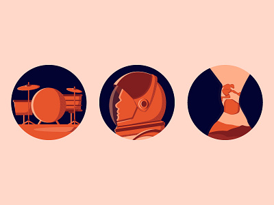 A movie icon set 127hours icon illustration movie orange space themartian whiplash