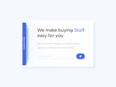 Subscribe user Interface blog button cards color design gradient interface log in minimal subscribe ui ux