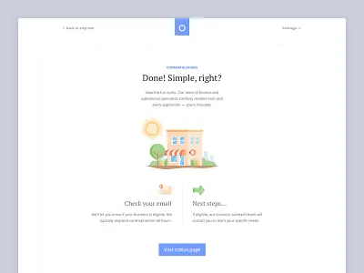 Grō Capital • Application done advisory application capital done fintech illustrations landing page learn lending ready