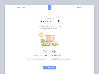 Grō Capital • Application done advisory application capital done fintech illustrations landing page learn lending ready