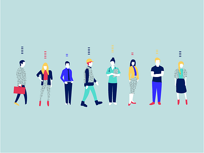 Editorial Illustration editorial flat illustration people