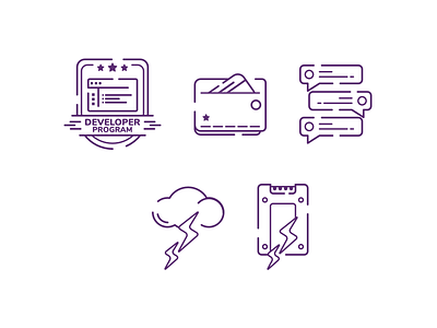 More icons badge discussion icon icondesign iconography powercould powerssd set sketch vector wallet