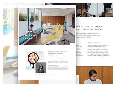 Web Design | Small Business | Seattle dentist mid century orthodontist seattle web website
