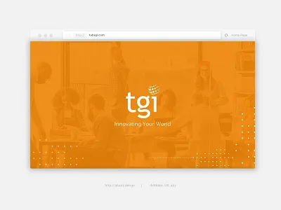 landing page design agency browser design digital it landing page safari tgi ui web website