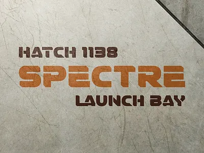 Spectre disney font futuristic rebels star war type