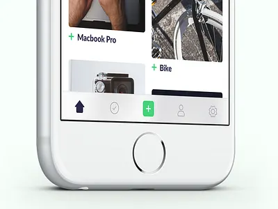 Shield App android bar icons insurance interface ios mobile tools ui ux