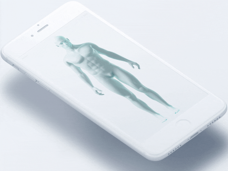 Dr. A.I. - Body X-ray Animation Concept ai body doctor dr health healthtap male x ray