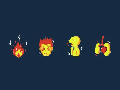 identification card Icon about physical accident icon，illustration identification card physical accident