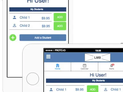 Lunch Money Buddy Prototype ui user research