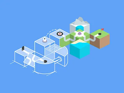 Linear Ux flat isometric linearux ui ux