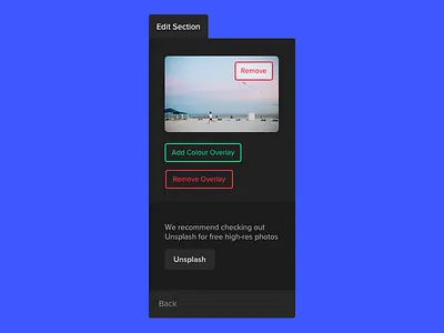 Suppo Background Images buttons dropdown image upload images menu ui website