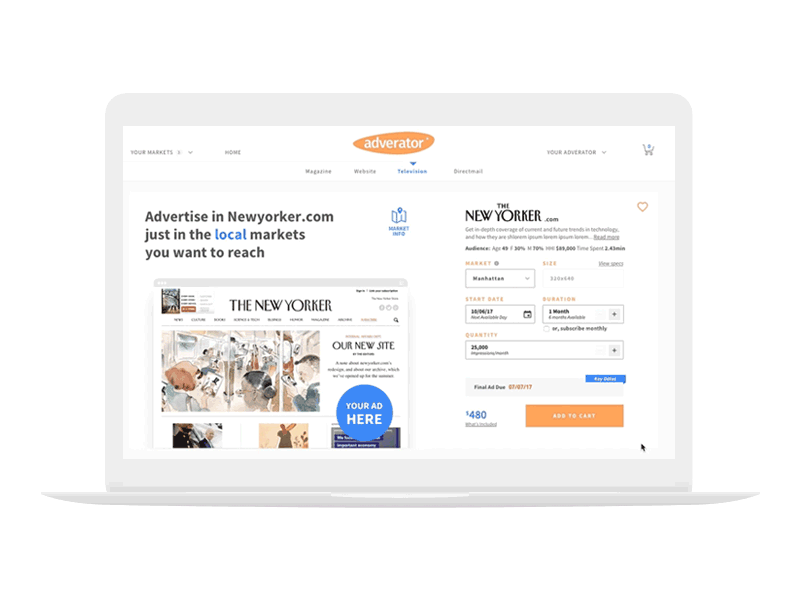 Buy a Website Ad ad buy calendar checkout date picker ecommerce product product page