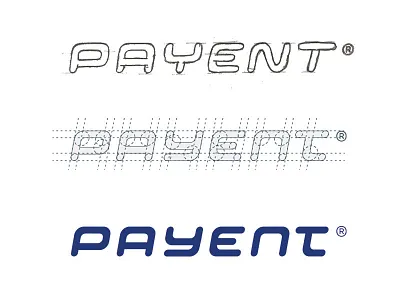 PAYENT lettering logo logotype sticker type typograpy word mark wordmark