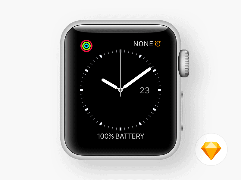 Apple Watch Faces - Utility apple freebie resource sketch sketchapp utility vector watch watch face watch