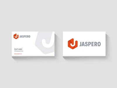 Jaspero Rebrand - Business cards branding business card card design graphic design logo minimal