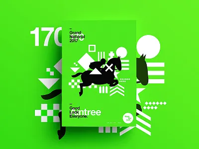 👁Made You Look👁 83 | Grand National 2017 2017 365 color colour freelance grand national happy motivation poster postereveryday typography