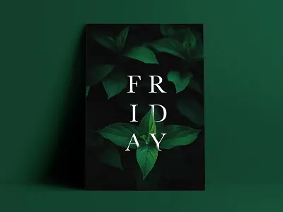 Friday - wallpaper art branding concept design illustration illustrator lettering photoshop type typographyn vector visual
