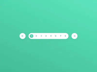 Daily UI #085 - Pagination 085 button concept dailyui element menu navigation pages pagination ui ux web