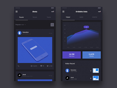 Days04 - black dribbble redisign
