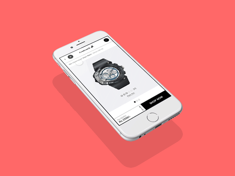 Fastrack.in - User experience protoype ( WIP) adobe xd animation design experience gif interaction interface mobile prototype ui user ux
