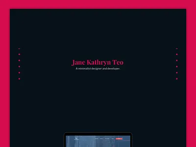 Personal Website branding minimal minimalist personal website portfolio ui ui design webdesign website