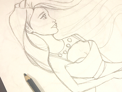 Click the attachment to view the whole sketch beautiful black character color disney drawing eyes hair pencil sketch