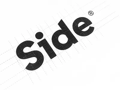 Side™ lettering logo logotype sticker type typograpy word mark wordmark