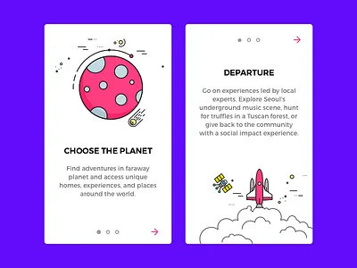 #2 Walkthrough android app ios ios app iphone app mobile sketch travel ui user interface