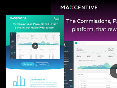 MaxCentive - web design front end development ui design web design