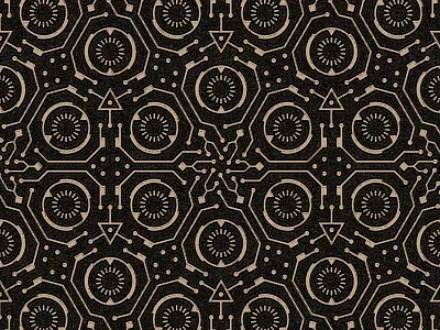 Circuitry/Machine Patterns circuit circuitry design digital illustration machine mechanics pattern rinker tech