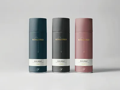 Buggered Bug Spray Packaging Design brand identity branding bug design flat illustration logo packaging type typography vector