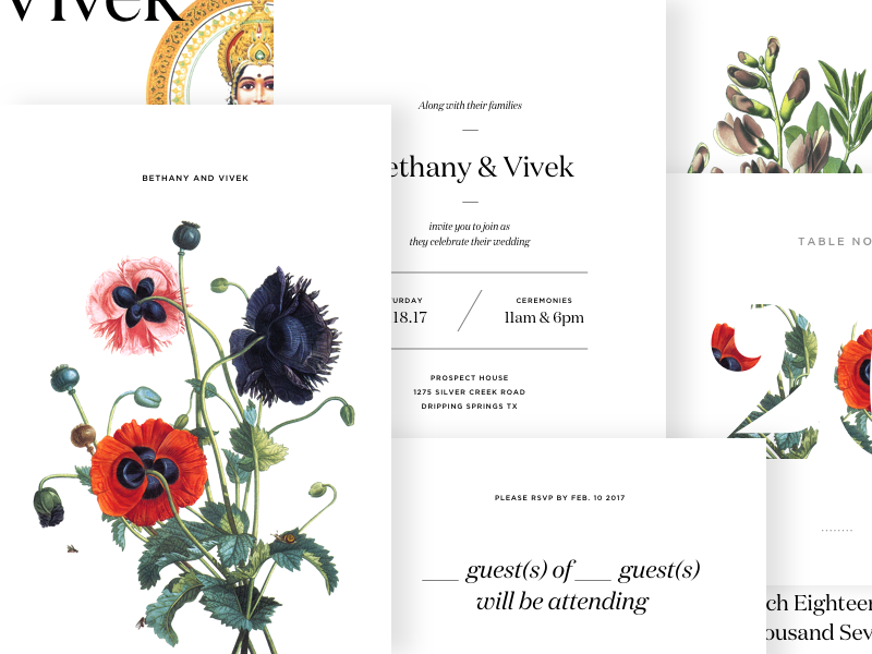 Example of Wedding Collateral