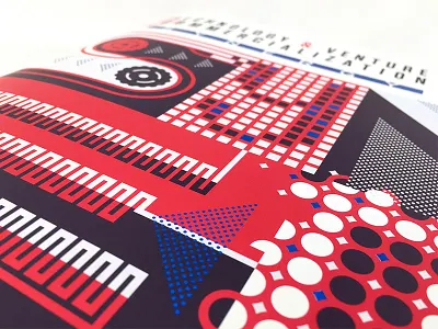 TVC Annual Report Cover annual report book cover foil geometric slc synergy utah