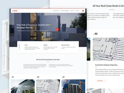 Property Management site refesh design redesign theme ui ux web website