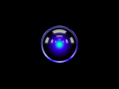 Vector HAL9000 ⊙⊕ Free Sketch File ⊕⊙ a space odyssey ai beamer blue hal9000 lens movie stanley kubrick