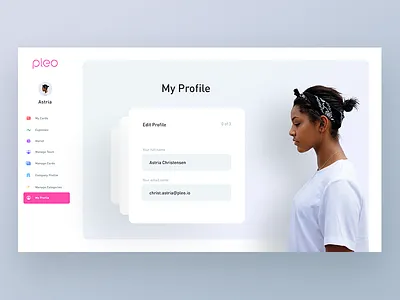 Pleo Profile Exploration (WIP) card payment plastic virtual pleo card expense price receipt real time spending ui ios android web