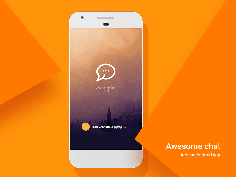 Awesome Chat - Mobile Application android application business chat conversation creative firebase google admob java message meterial design user