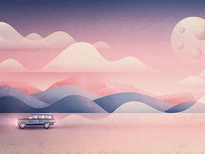 Fernweh adventure camping clouds desert dusk dust fernweh moon mountains road trip wagoneer