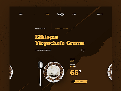 CoffeeBean - product view coffee design product ui web