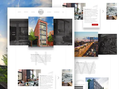 Architecture Site Pitch architecture clean minimal ui ux web website