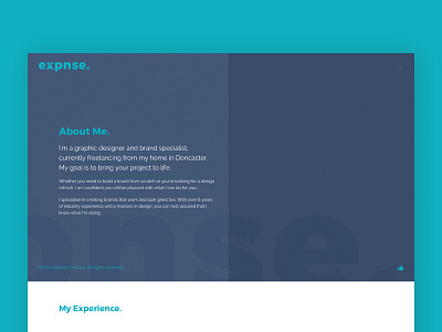 Expnse Website - Follow On Pages modular design ui design ux design web design website