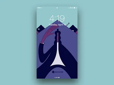 Smoke on the Water Phone Wallpaper animation illustration phone smoke on the water wallpaper