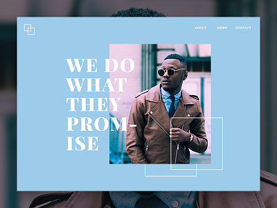 Homepage Concept clean homepage interface landing page layout ui ux web website