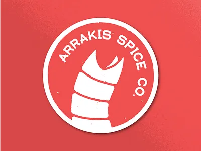 Arrakis Spice Co. arrakis dune sandworm shai hulud spice sticker