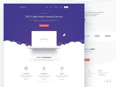 RocketHost clouds hosting plans pricing rocket web