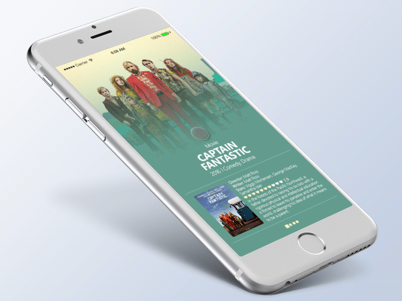 Movie Application application captain fantastic movie ui widget