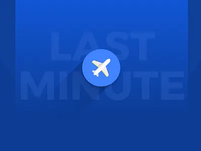 Last Minute iOS app Concept app flight ios ui ux