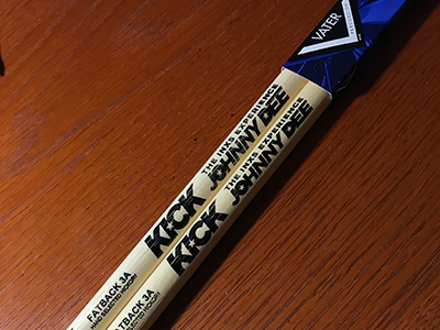 KICK - Johnny Dee drum icon inxs kick logo metal tribute vater visual