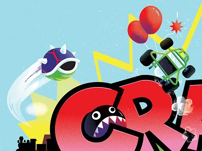 CRASH cart crash koopa mario mario kart nintendo race shell track truck video game